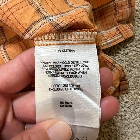 Men’s Columbia Short Sleeve Button Down Shirt Size Medium - Picture 4 of 8